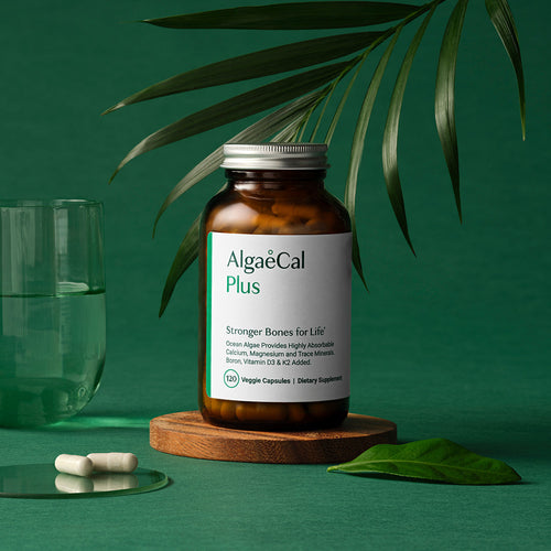 AlgaeCal Plus plant-based calcium supplement